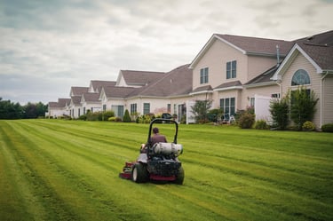 HOA maintenance regular mowing
